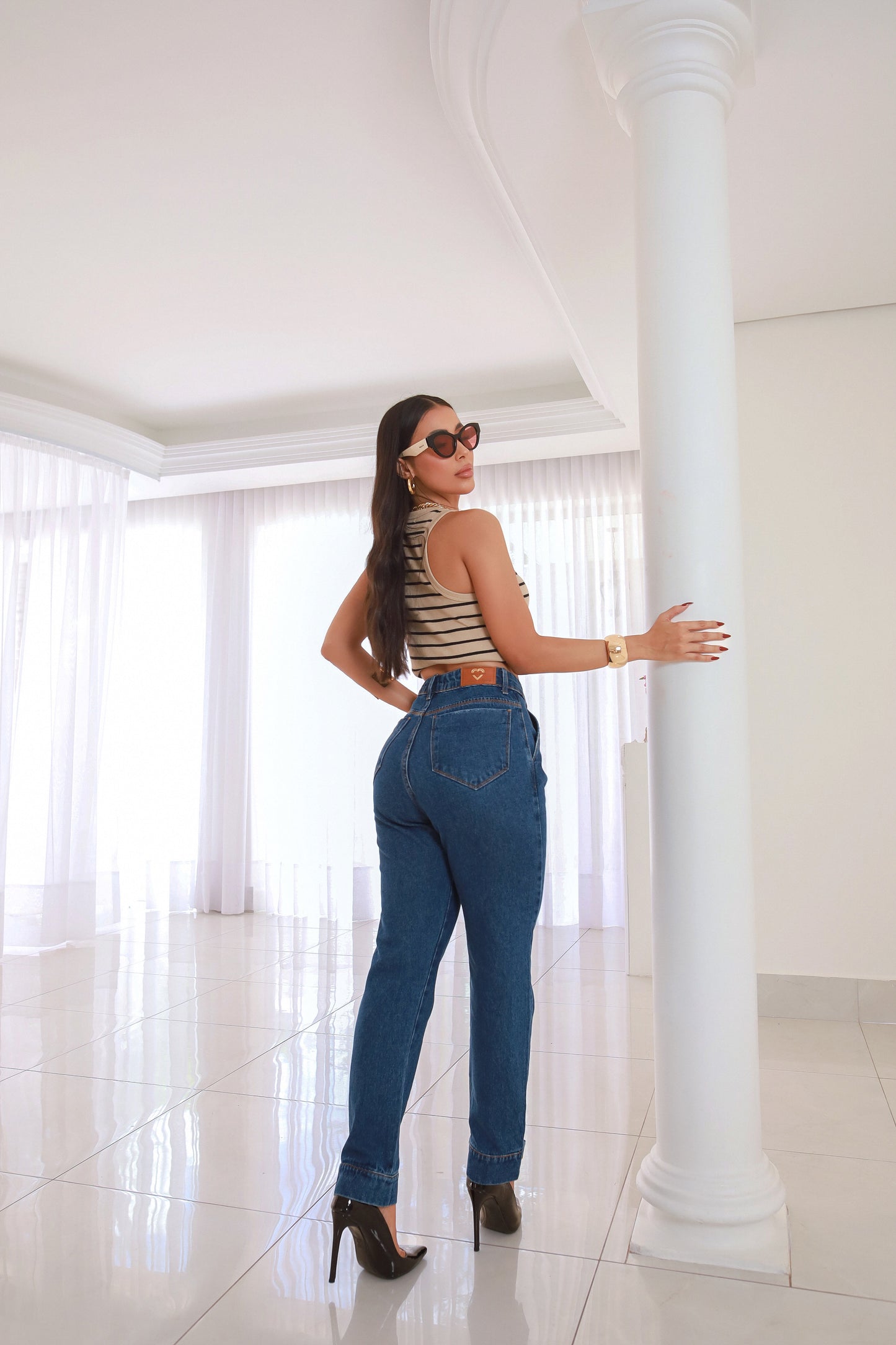 Calça Mom