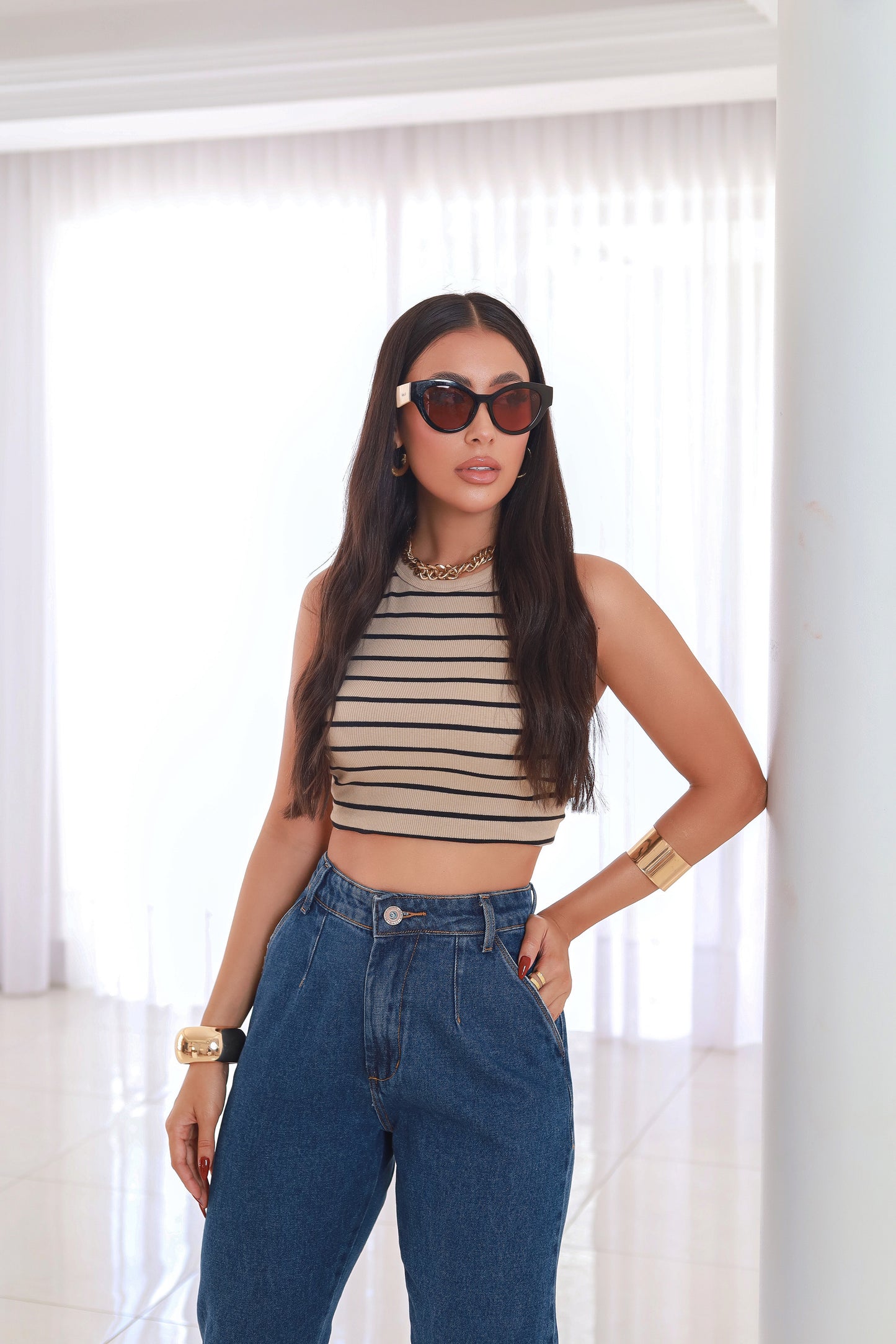 Calça Mom