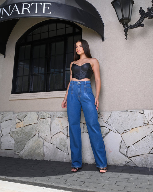 Calça Wide Leg