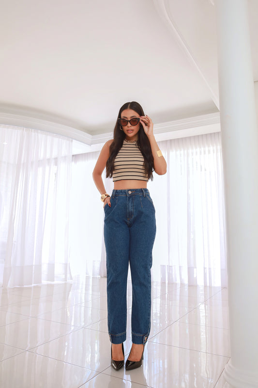 Calça Mom