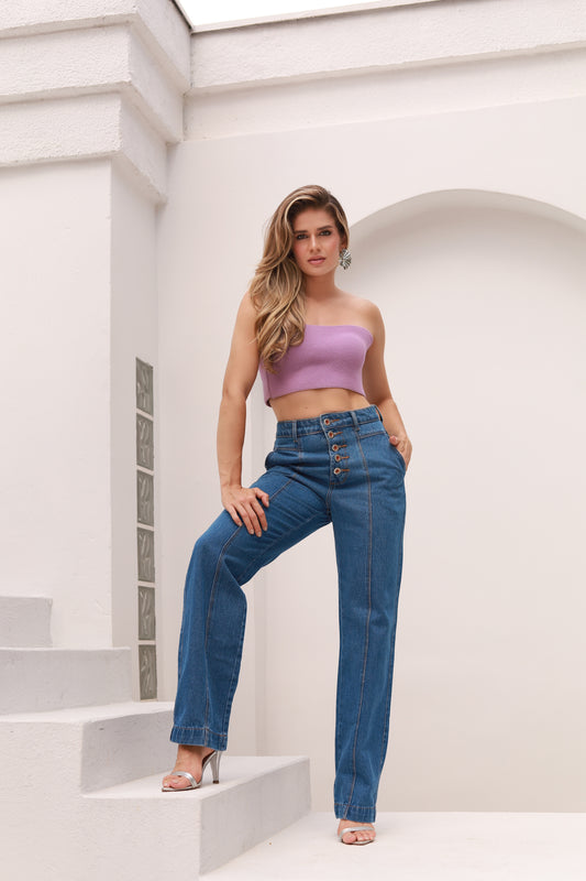 Calça Mom